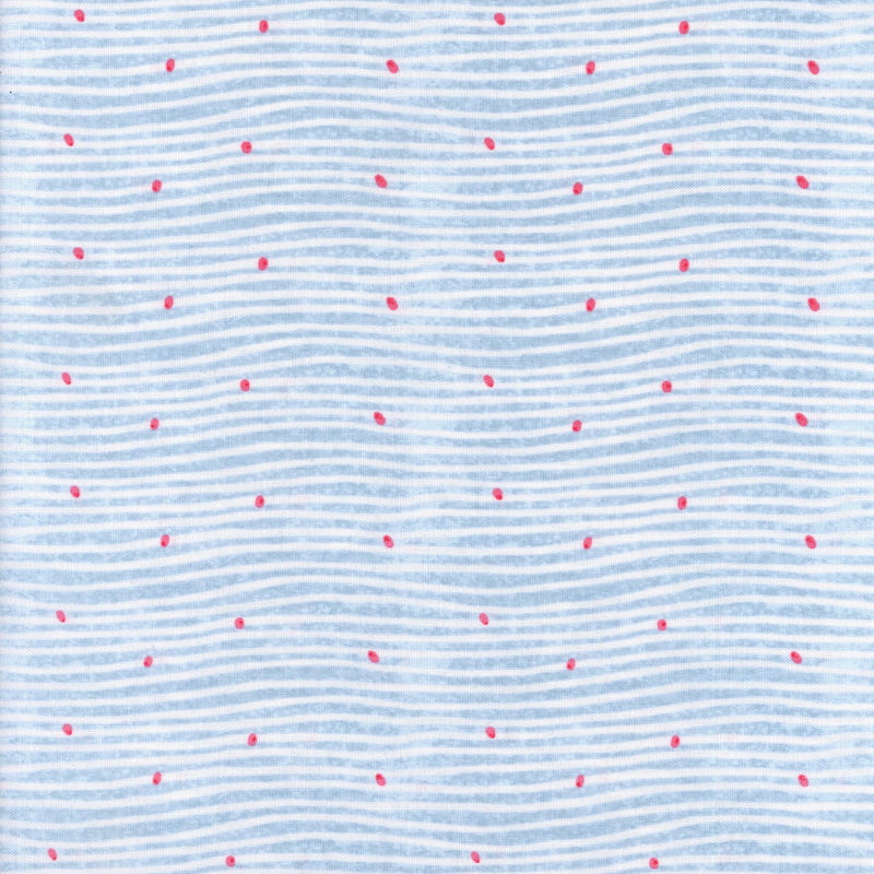 Blend The Makers by Cori Dantini - Patchwork and Quilting Fabric from Brown's Craft Shed (Tags: Fabric Blend Fabrics blue children lines patterns pink playful polka dots Spots The Makers water waves whimsical )