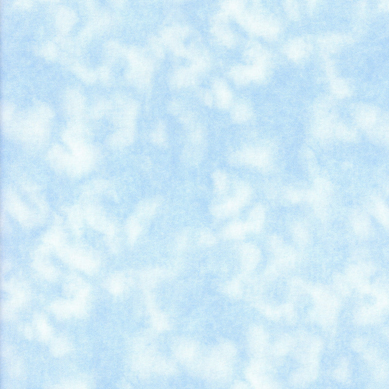 Craft Cotton Printed (Blue) by Lea Marble - Patchwork and Quilting Fabric from Brown's Craft Shed (Tags: Fabric basics blender blue clouds Lea Marble marble pastel sky textures water )