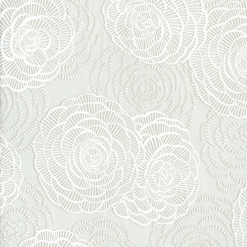 Robert Kaufman Alabaster - Patchwork and Quilting Fabric from Brown's Craft Shed (Tags: Fabric Floral grey )