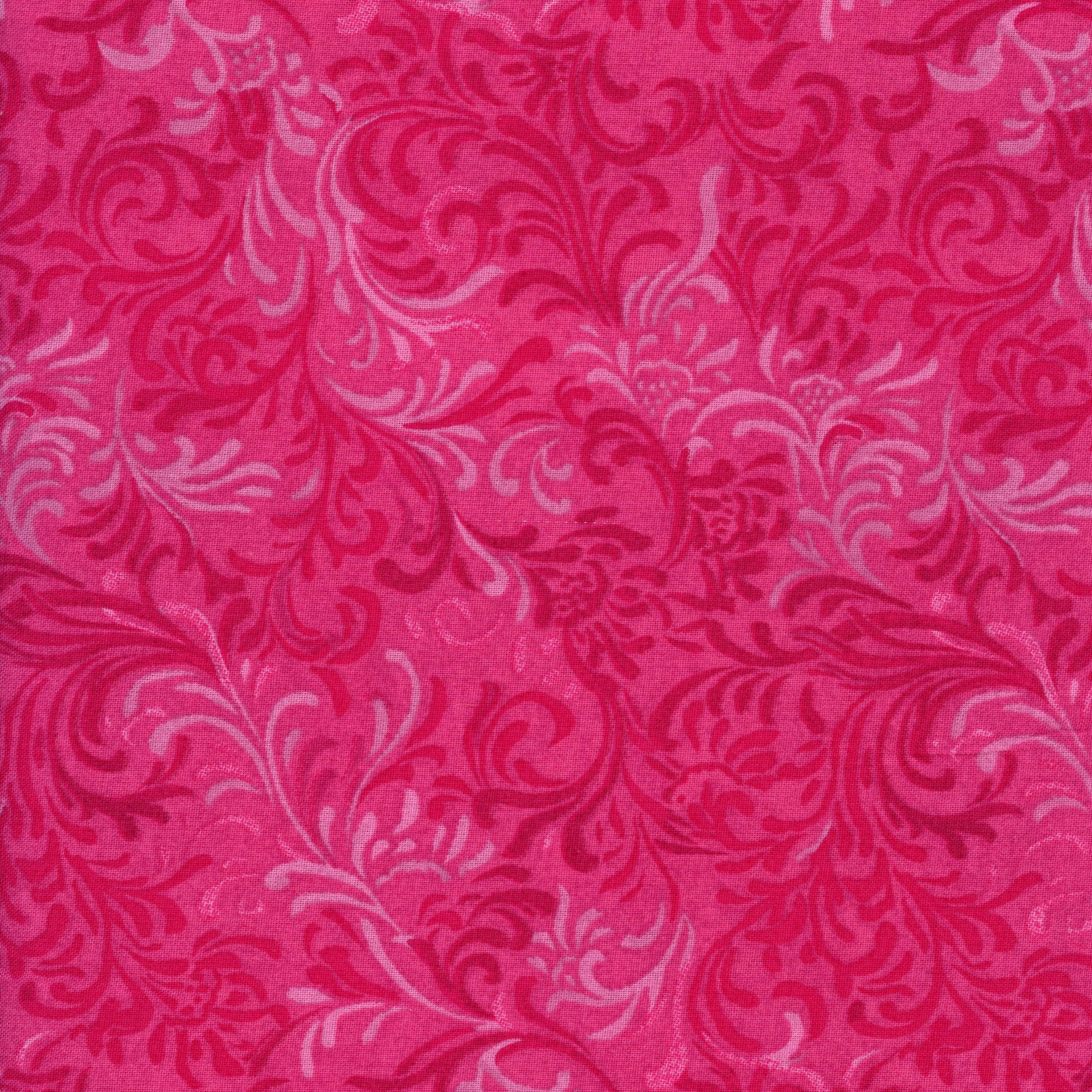 Wilmington Prints Essentials - Raspberry - Patchwork and Quilting Fabric from Brown's Craft Shed (Tags: Fabric backing blender blenders bold classic Floral pink red scroll textures vines wide width Wilmington Prints Wilmington Prints Essentials )