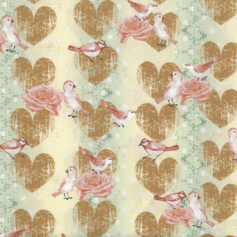 Stof Fabrics Love Birds