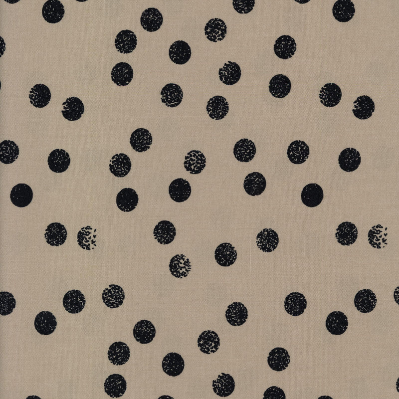 Moda Filigree by Zen Chic - Patchwork and Quilting Fabric from Brown's Craft Shed (Tags: Fabric Black Charcoal Dots Filigree Geometric Moda Neutral Taupe Zen Chic )