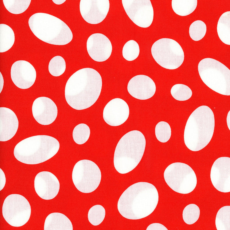 Robert Kaufman Fabrics Dr Seuss Enterprises Celebrate Seuss - Patchwork and Quilting Fabric from Brown's Craft Shed (Tags: Fabric bright children dots Dr Seuss fun novelty party patchwork playful quilting red Robert Kaufman Spots )
