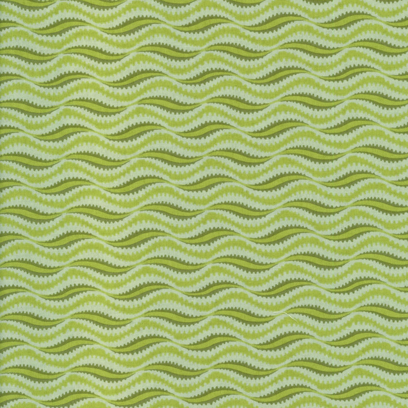 Anna Griffin - Palmer - Patchwork and Quilting Fabric from Brown's Craft Shed (Tags: Fabric Anna Griffin blenders fresh green lime modern Palmer patterns playful quilting cotton ripple wave )