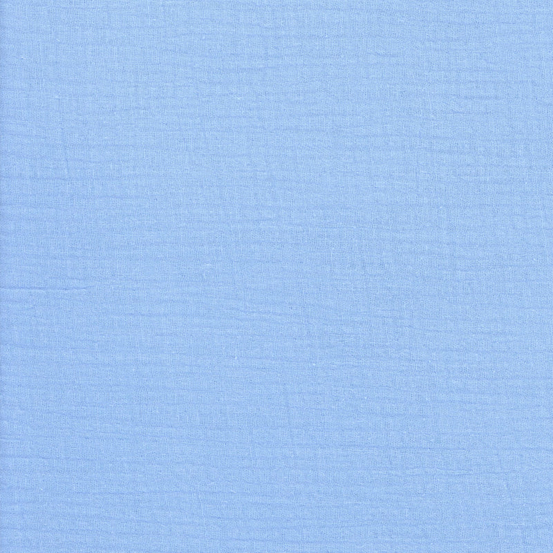 Baby Muslin - Blue - Patchwork and Quilting Fabric from Brown's Craft Shed (Tags: Fabric baby Baby Muslin basics blue calming muslin nursery pastel soft solid textures )