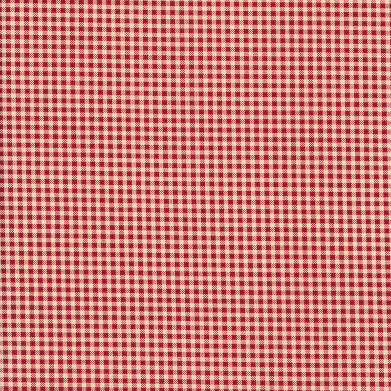 Dutch Heritage - Patchwork and Quilting Fabric from Brown's Craft Shed (Tags: Fabric check classic country cream Dutch Heritage patterns picnic red rustic timeless traditional vintage )
