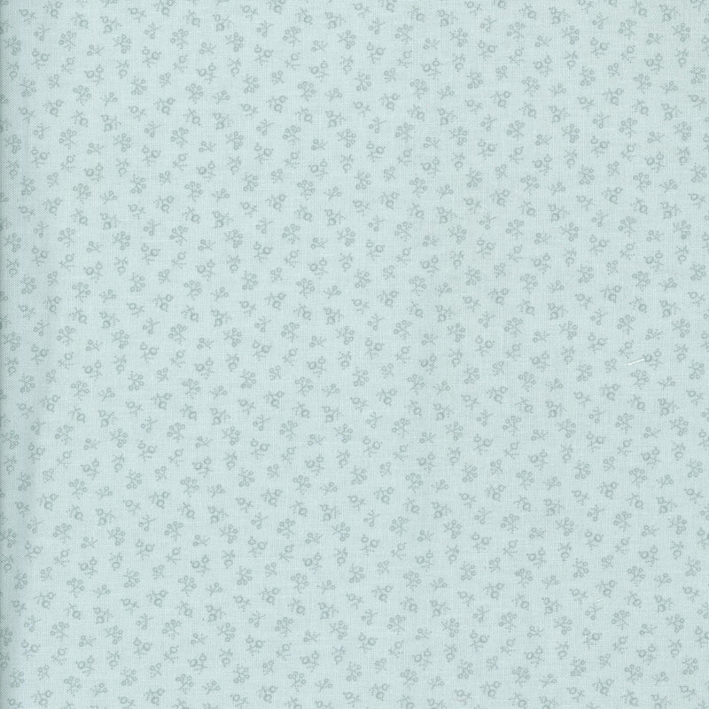 Xln Fabrics Mini Floral Mint - Patchwork and Quilting Fabric from Brown's Craft Shed (Tags: Fabric blue Neutral )