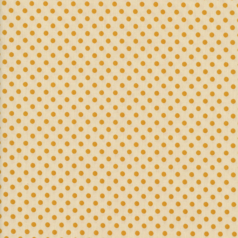 Tilda Creating Memories Polkadot Yellow - Patchwork and Quilting Fabric from Brown's Craft Shop (Tags: Fabric Spots Yellow )