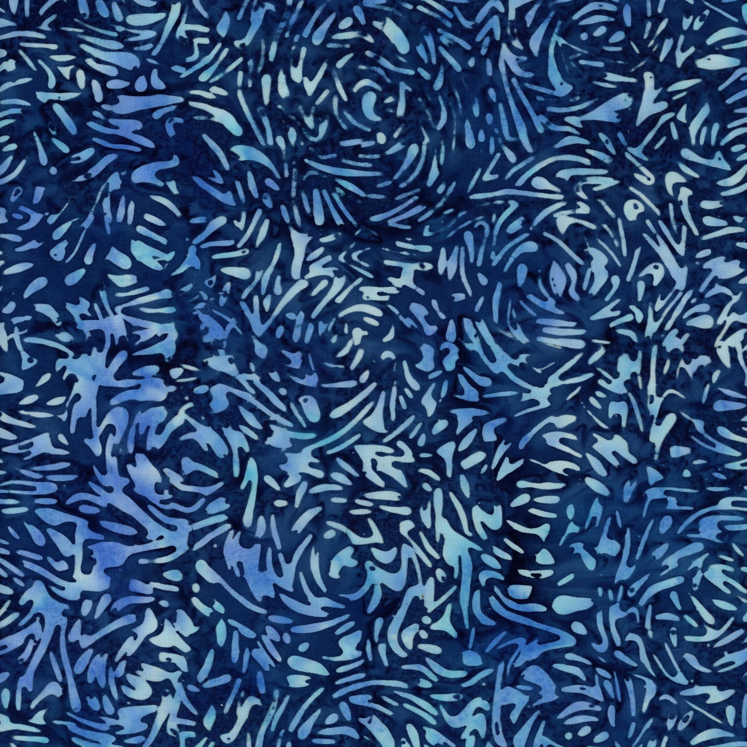 Banyan Batiks - Banyan BFFs - Patchwork and Quilting Fabric from Brown's Craft Shed (Tags: Fabric abstract Banyan Batiks Banyan BFFs batik blender blenders blue lines navy ocean patterns quilting cotton textured water )
