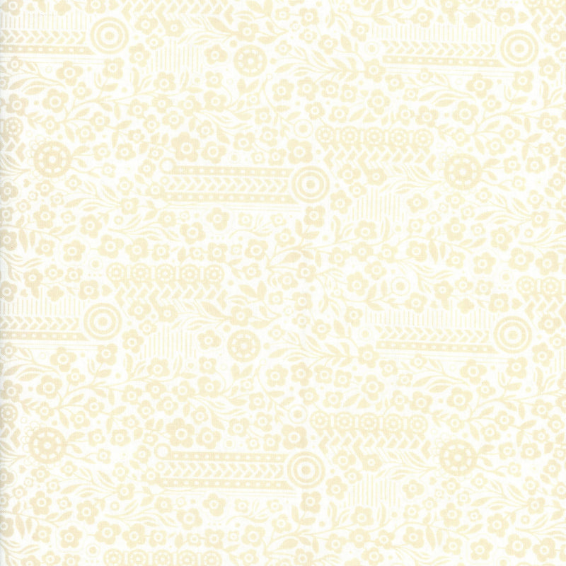 Moda Sunday Brunch (Cream Florals) - Patchwork and Quilting Fabric from Brown's Craft Shed (Tags: Fabric beige blender cream Cream Floral Whisper elegant Floral ivory Moda modern Neutral patchwork quilting soft subtle Sunday Brunch tone on tone )