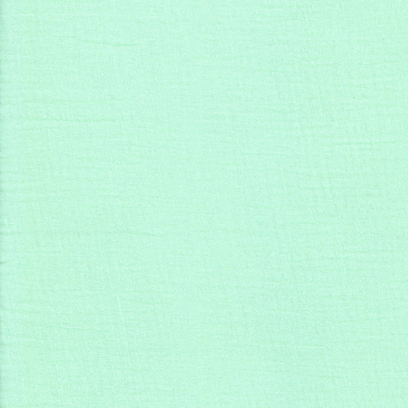 Baby Muslin - Green - Patchwork and Quilting Fabric from Brown's Craft Shed (Tags: Fabric baby Baby Muslin basics green minimalist muslin nursery pastel soft solid textures )