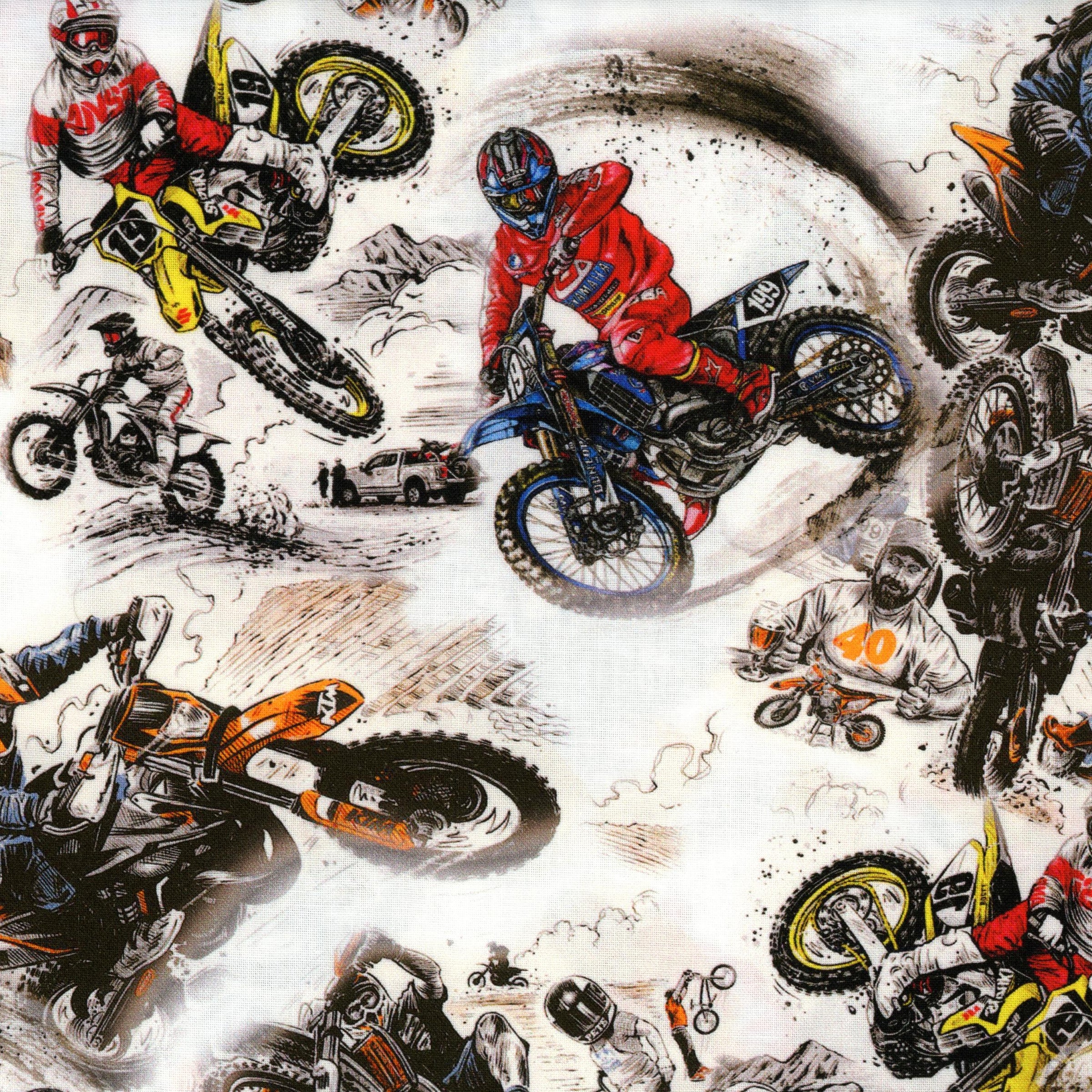 KK Fabrics Motorbikes - Dirtbike Roost