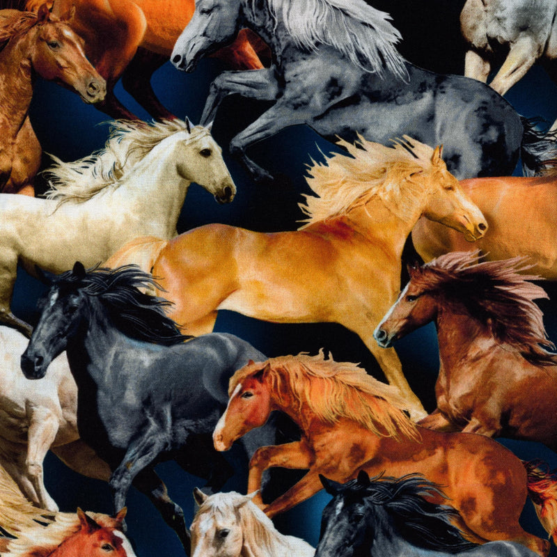 Kenard & Kenard Fabrics Wild Horses