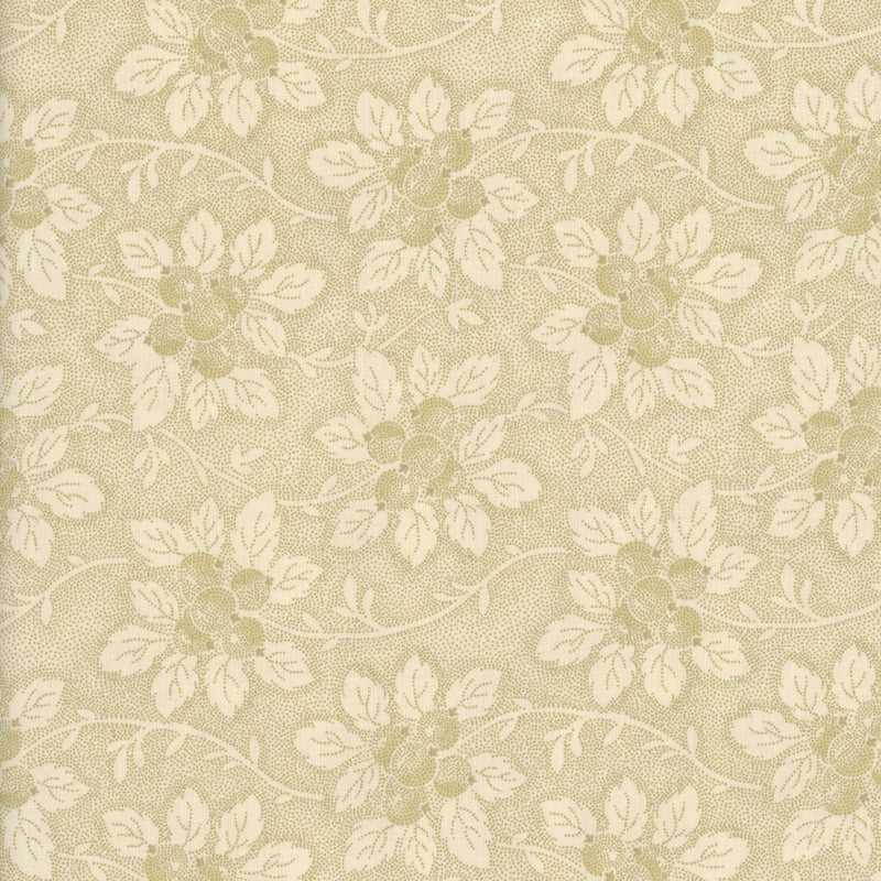 Andover Fabrics Edyta Sitar of Laundry Basket Quilts Dahlia Tree Berry - Patchwork and Quilting Fabric from Brown's Craft Shed (Tags: Fabric berries blender blenders cream Floral patchwork quilting reproduction soft tones traditional vines vintage )