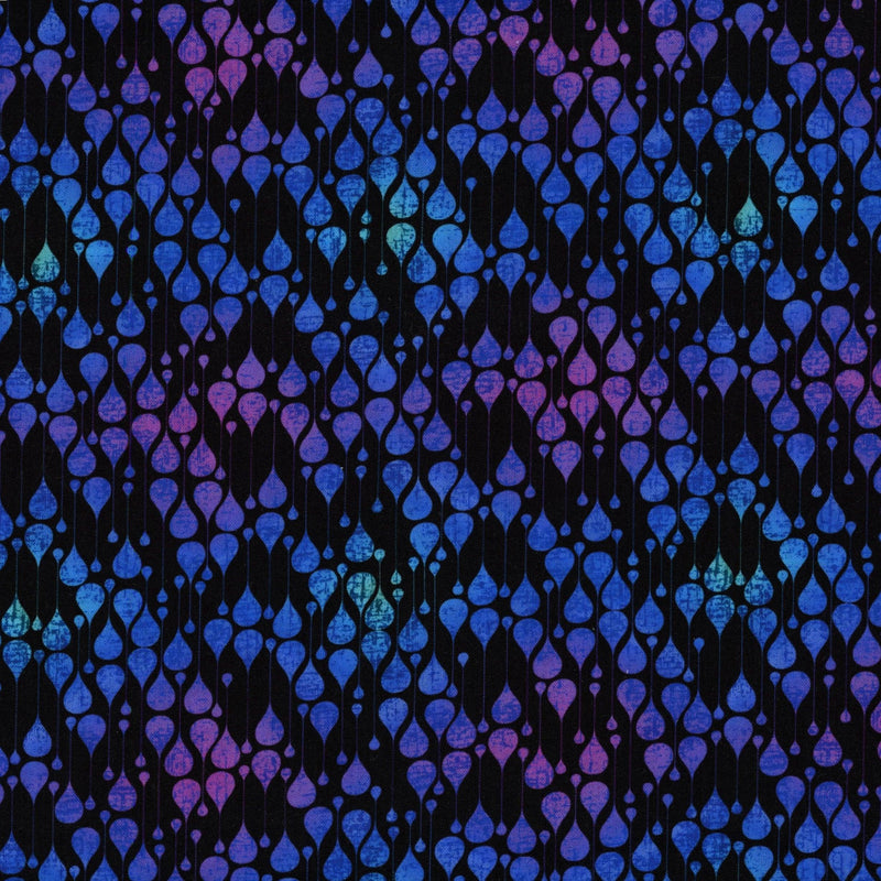 Lloyd Curzon Vivid - Patchwork and Quilting Fabric from Brown's Craft Shed (Tags: Fabric blue multi purple )