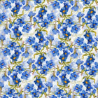 In The Beginning Fabrics - Decoupage - Patchwork and Quilting Fabric from Brown's Craft Shed (Tags: Fabric blue Decoupage Floral garden nature plants romantic spring watercolour )