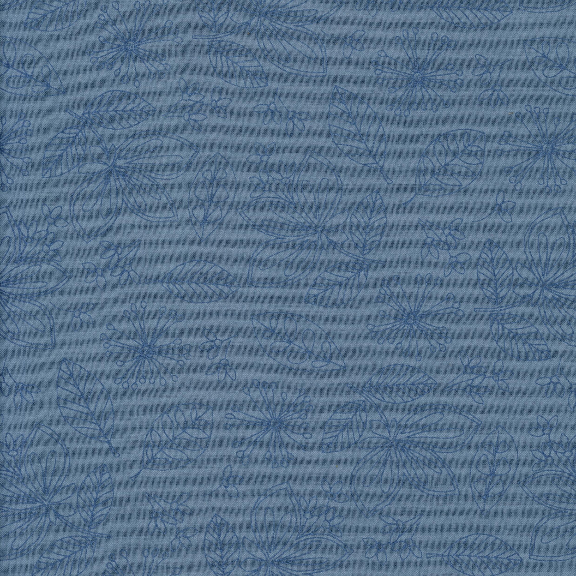 Lloyd Curzon Textiles - Pearl Essence by Maywood Studio - Patchwork and Quilting Fabric from Brown's Craft Shed (Tags: Fabric blenders blue Floral garden Lloyd Curzon Textiles Maywood Studio nature pastel patterns plants vines )