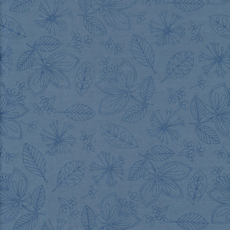 Lloyd Curzon Textiles - Pearl Essence by Maywood Studio - Patchwork and Quilting Fabric from Brown's Craft Shed (Tags: Fabric blenders blue Floral garden Lloyd Curzon Textiles Maywood Studio nature pastel patterns plants vines )