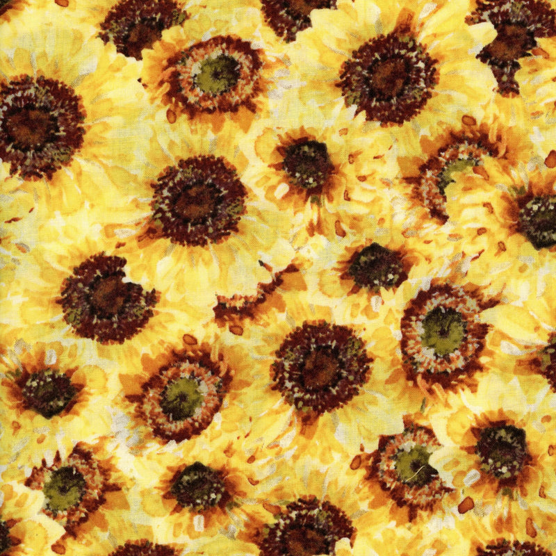 Wilmington Prints Sunflowers Sweet - Patchwork and Quilting Fabric from Brown's Craft Shed (Tags: Fabric Floral )