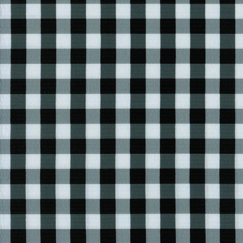 Devonstone Collection - Gingham Seersucker (Granite) - Patchwork and Quilting Fabric from Brown's Craft Shed (Tags: Fabric basics check checks children classic Devonstone Collection grey Neutral patterns rustic white )