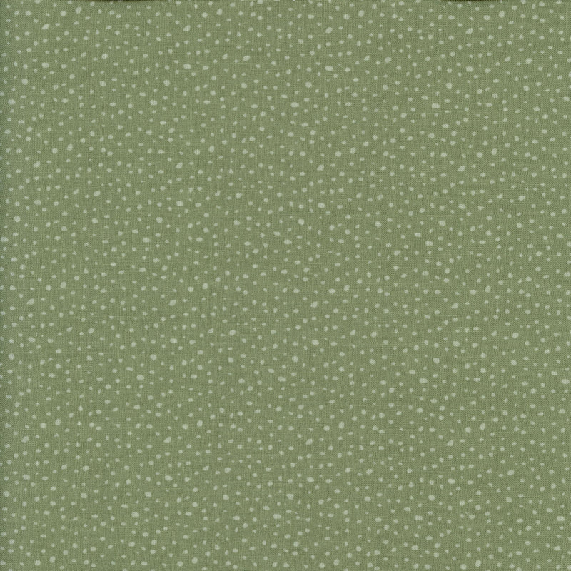 Riley Blake Designs Love Me More by Lisa Audit (Green) - Patchwork and Quilting Fabric from Brown's Craft Shed (Tags: Fabric blender blenders dots green Lisa Audit Love Me More nature Neutral pastel patterns playful polka dots Riley Blake Designs Spots )
