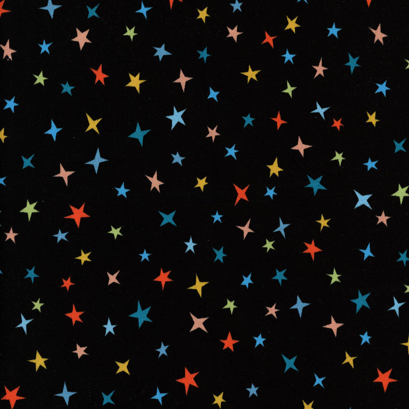 KK Fabrics - Stargazer by Michael Miller Fabrics - Patchwork and Quilting Fabric from Brown's Craft Shed (Tags: Fabric blue celestial children cosmic KK Fabrics Michael Miller night sky novelty orange patchwork playful quilting red Stargazer whimsical )