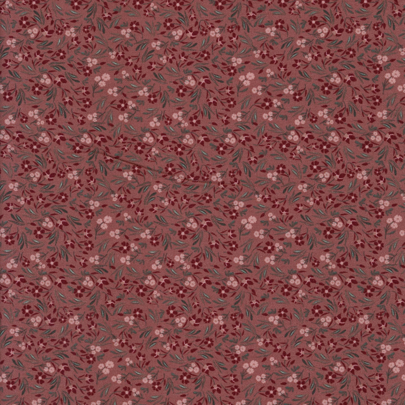 Riley Blake Designs - A Walk on The Prairie by Modern Prairie - Canyon Rose - Patchwork and Quilting Fabric from Brown's Craft Shed (Tags: Fabric A Walk on the Prairie blush Canyon Rose country feminine Floral flowers Modern Prairie nature patchwork pink plants prairie quilting Riley Blake rose rustic vintage )