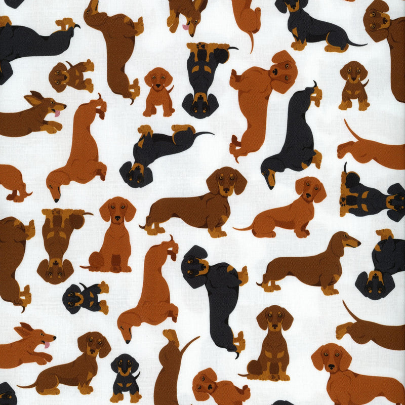 Devonstone Collection Wieners - Patchwork and Quilting Fabric from Brown's Craft Shed (Tags: Fabric animal children )