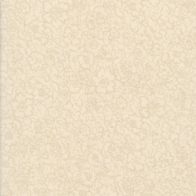 Leutenegger Tone on Tone Liberty Floral - Patchwork and Quilting Fabric from Brown's Craft Shed (Tags: Fabric basics beige blender blenders cream Leutenegger Neutral patchwork quilting subtle textures timeless tone on tone )