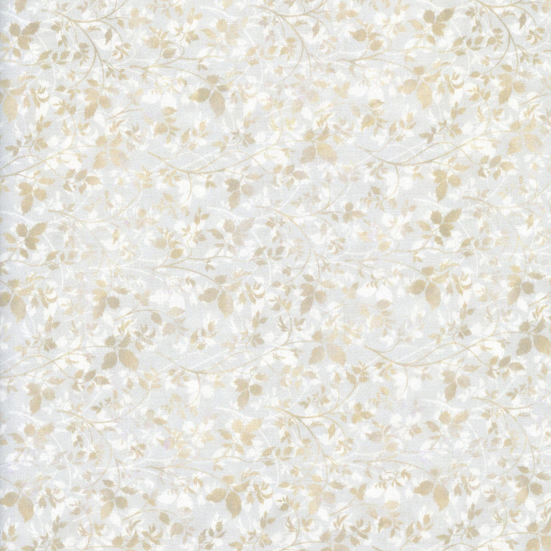 In The Beginning Ethereal by Jason Yenter - Patchwork and Quilting Fabric from Brown's Craft Shed (Tags: Fabric blender cream elegant Ethereal Floral gold Jason Yenter nature Neutral quilting subtle textures vines )