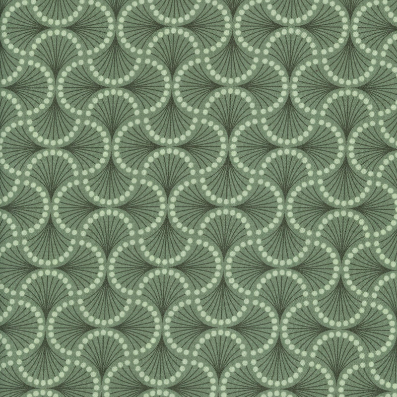 Lloyd Curzon Splendor - Patchwork and Quilting Fabric from Brown's Craft Shop (Tags: Fabric Geometric green )