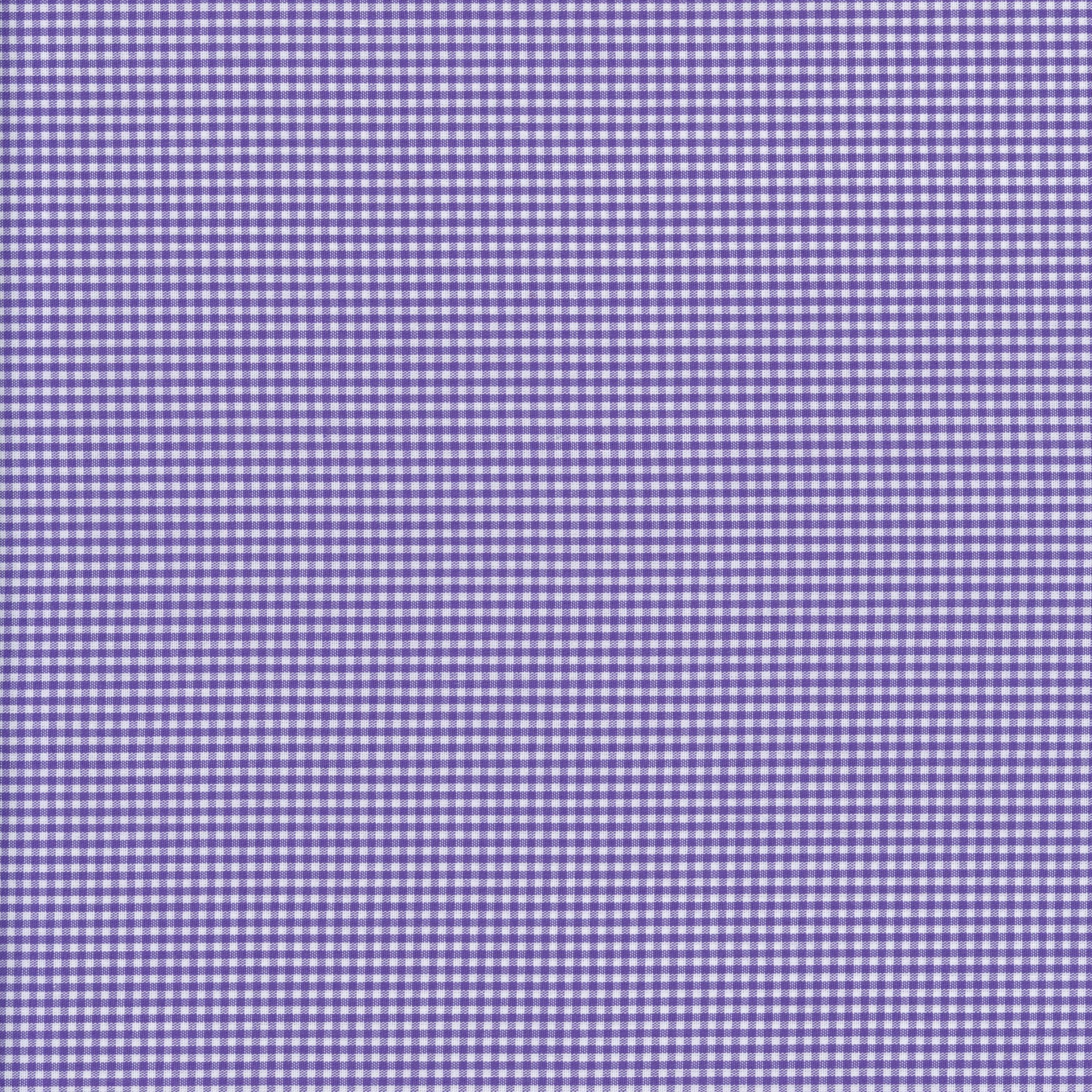 Yarn Dyed Broadcloth Japanese Gingham (Purple) - Patchwork and Quilting Fabric from Brown's Craft Shed (Tags: Fabric basics blender blenders check classic patchwork patterns purple quilting cotton timeless white )