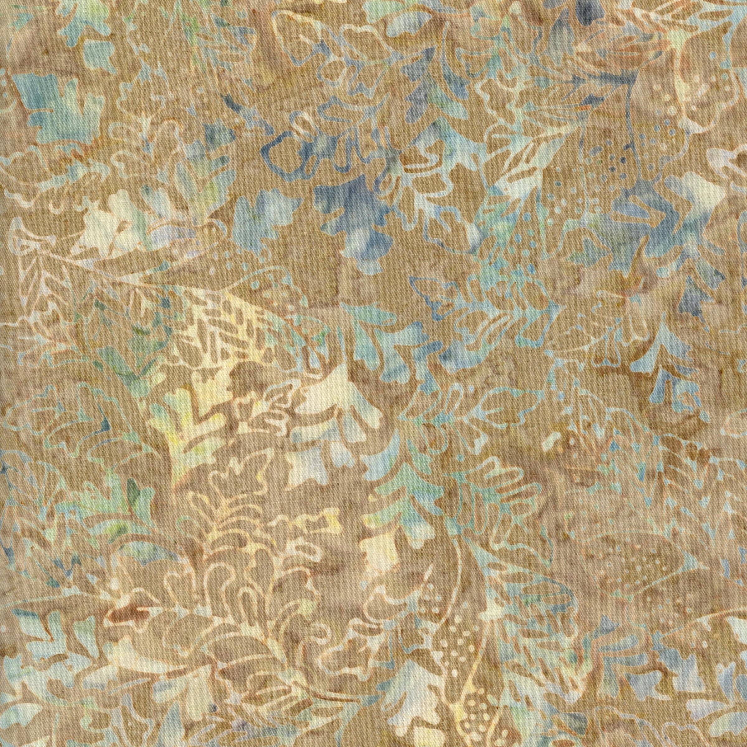 Ayu Batiks - Sandy Lagoon - Patchwork and Quilting Fabric from Brown's Craft Shed (Tags: Fabric aqua batik beige blender blue botanical coastal cream nature Neutral ocean plants textures )