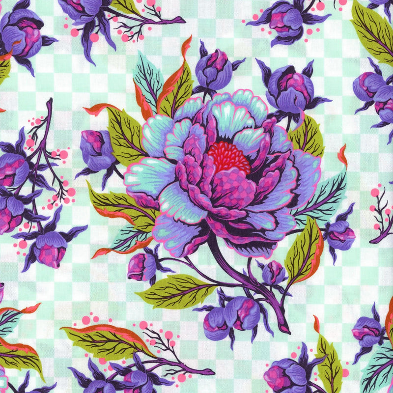 Tula Pink Untamed - Patchwork and Quilting Fabric from Brown's Craft Shop (Tags: Fabric Floral multi purple )