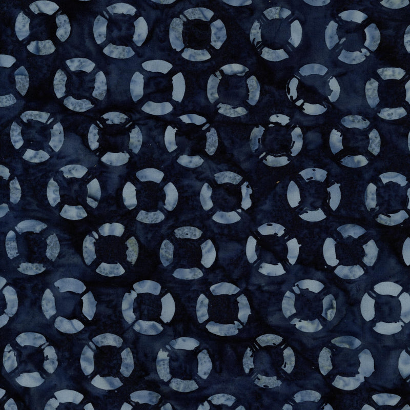 Maywood Studio Coastal Getaway Batiks - Patchwork and Quilting Fabric from Brown's Craft Shed (Tags: Fabric batik blender blue circles coastal Coastal Getaway Batiks Maywood Studio modern nature navy ocean textures tonal water )