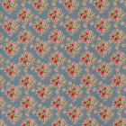 Tilda - Creating Memories Lulu Blue - Patchwork and Quilting Fabric from Brown's Craft Shed (Tags: Fabric blue cottage Creating Memories Floral garden green pastel pink plants stocktake-reactivated Tilda Tilda Fabrics vintage whimsical )