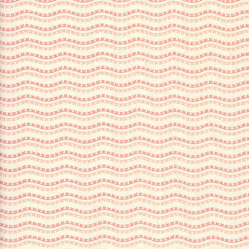 Leutenegger Andover Fabrics Need'l Love by Renee Nanneman - Patchwork and Quilting Fabric from Brown's Craft Shed (Tags: Fabric blender cream hearts lines patterns pink playful valentines day )