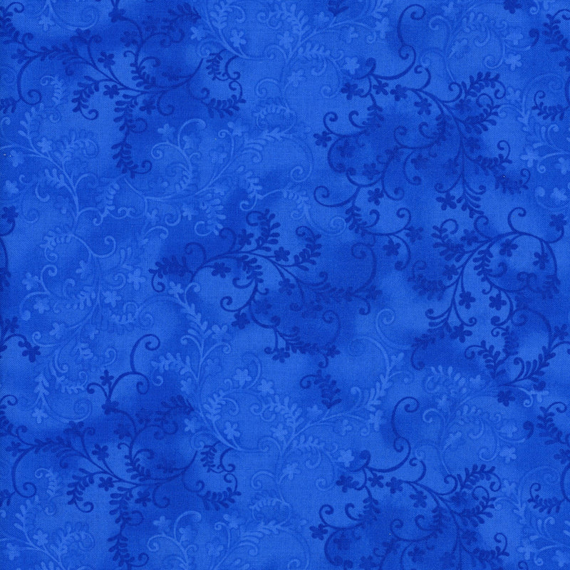 Mystic Vine Royal by John Louden - Patchwork and Quilting Fabric from Brown's Craft Shed (Tags: Fabric blender blenders blue Floral John Louden Mystic Vine nature patterns royal blue sky textures vine vines )