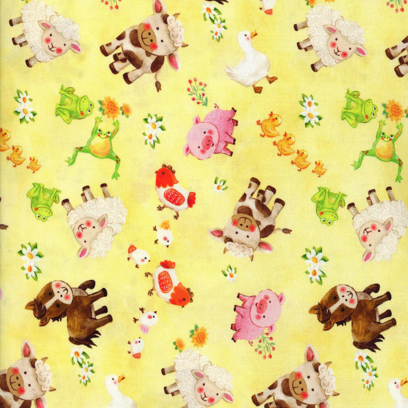 Oasis Fabric Designs Wee Ones Farm - Patchwork and Quilting Fabric from Brown's Craft Shed (Tags: Fabric children panel )