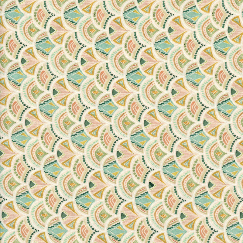 P&B Textiles Floral Chic by Wild Apple Graphics - Patchwork and Quilting Fabric from Brown's Craft Shed (Tags: Fabric blenders boho craft cream Floral gold green modern pastel patterns pink quilting Riley Blake Designs teal textures Wild Apple Graphics )