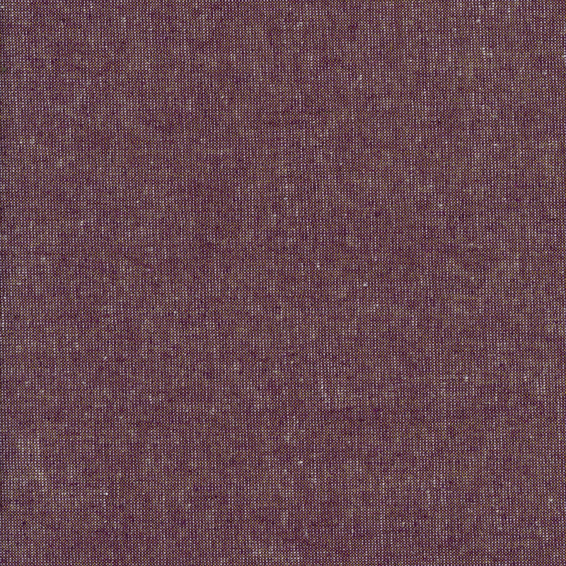 Robert Kaufman Essex Yarn Dyed Metallic - Burgundy - Patchwork and Quilting Fabric from Brown's Craft Shed (Tags: Fabric basics blender burgundy linen metallic Robert Kaufman solid textures )