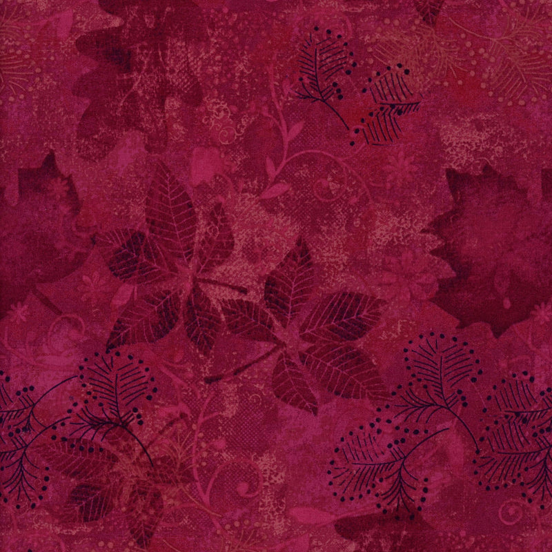 Clothworks Crush - Light Wine - Patchwork and Quilting Fabric from Brown's Craft Shed (Tags: Fabric autumn Autumn Vineyard burgundy Clothworks Crush Floral Light Wine patchwork quilting cotton red seasonal textures tonal vines wine )