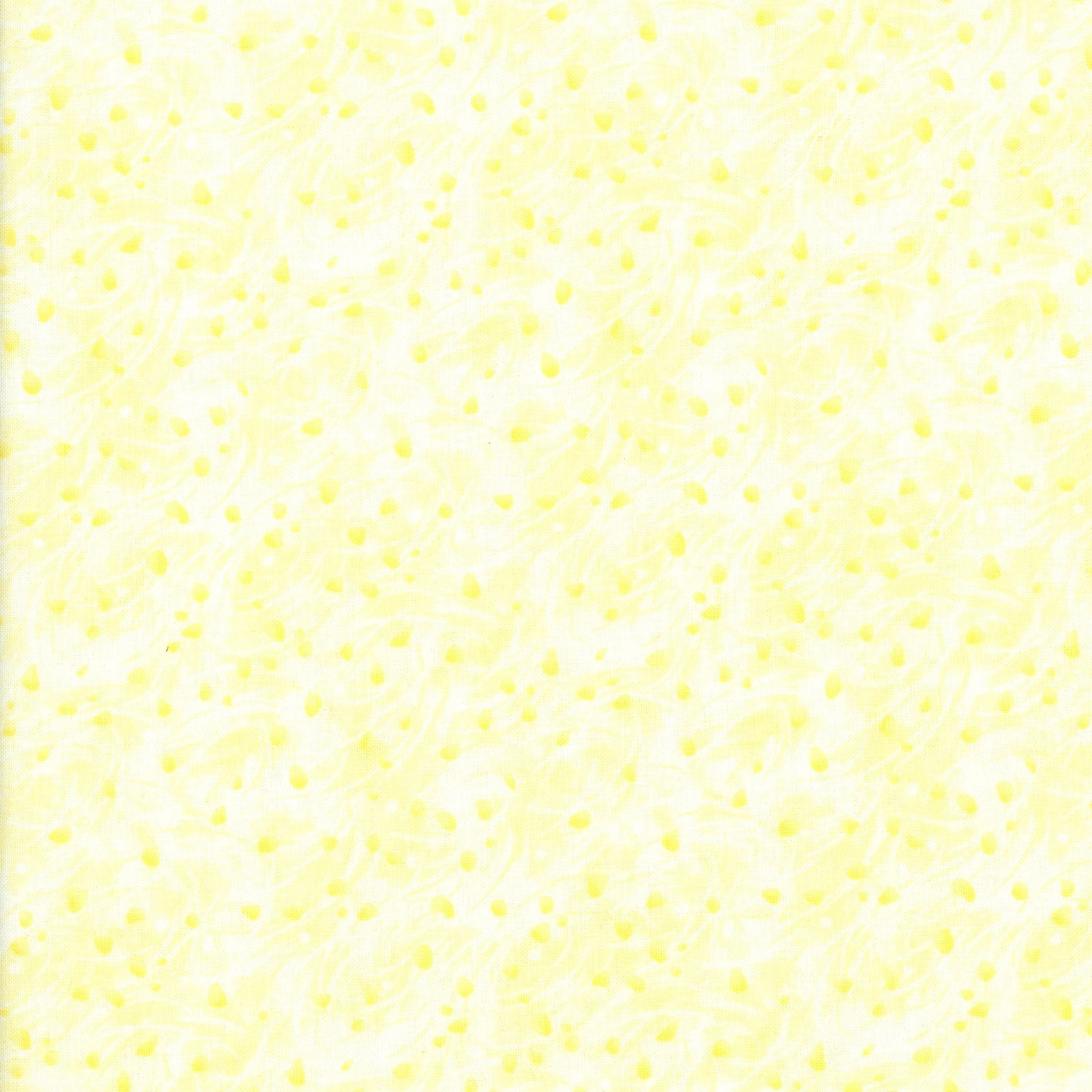 Fabri-Quilt Inc Bristol Tonal (Pebble Swirl) - Patchwork and Quilting Fabric from Brown's Craft Shed (Tags: Fabric blender blenders Bristol Tonal cream Fabri-Quilt Inc pastel pebble swirl Spots textures tonal white Yellow )