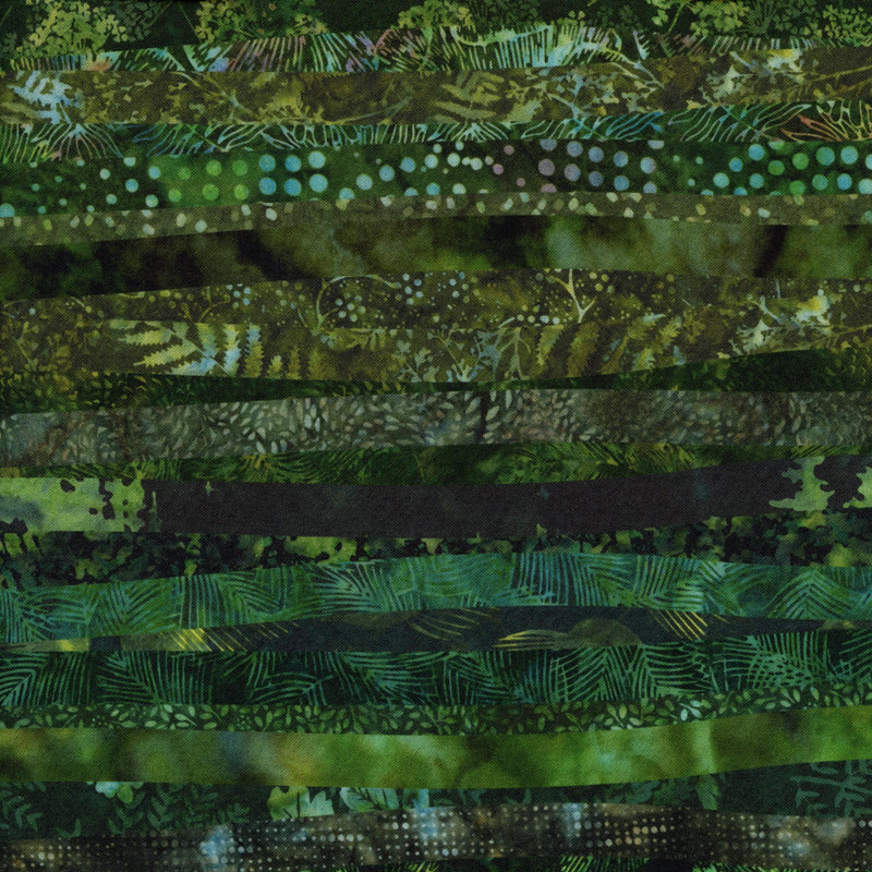 Hoffman Fabrics - Hoffman Waves - Hunter - Patchwork and Quilting Fabric from Brown's Craft Shed (Tags: Fabric blender earthy fern forest Geometric green Hoffman Fabrics Hoffman Waves Hunter jungle nature patchwork patterns quilting textured tonal water )