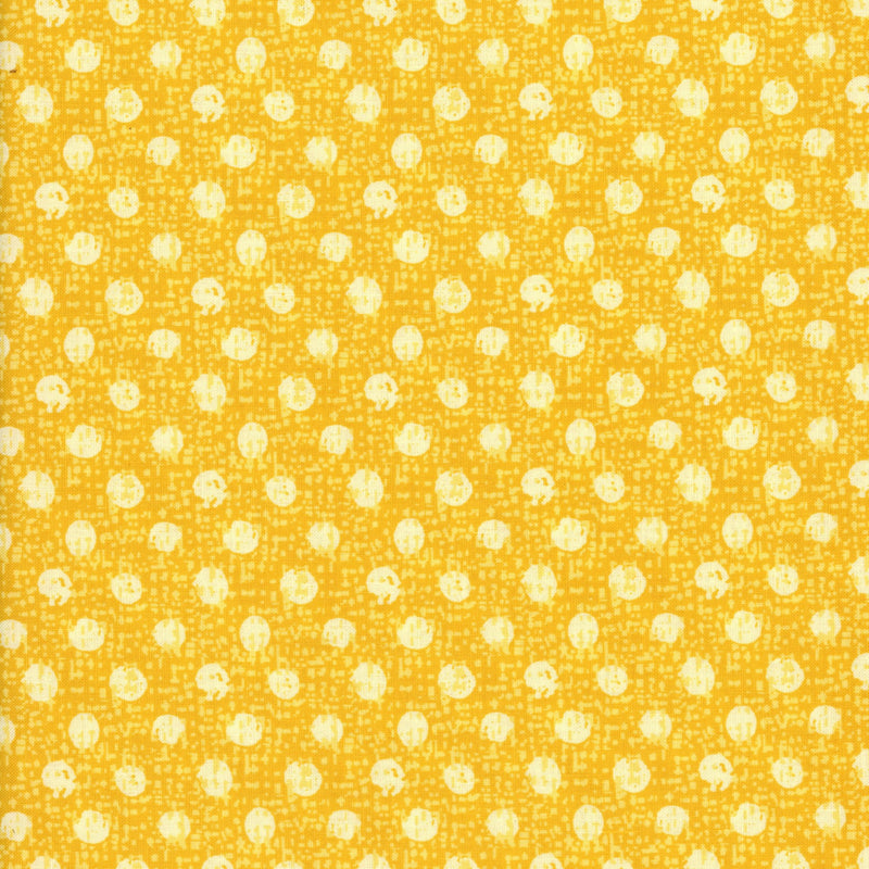 Kennard & Kennard Textured Dots Yellow (Sweet Safari) - Patchwork and Quilting Fabric from Brown's Craft Shed (Tags: Fabric basics blender children Kennard & Kennard polka dots Spots Sweet Safari textures )