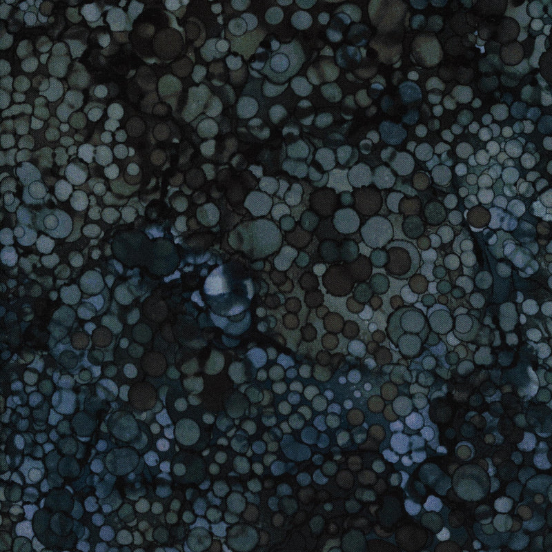 Lloyd Curzon Textiles - Bliss by Northcott Studios - Patchwork and Quilting Fabric from Brown's Craft Shed (Tags: Fabric blender Bliss bubbles charcoal cotton dark blue fabric Lloyd Curzon marble navy Northcott Studio quilting texture tonal )