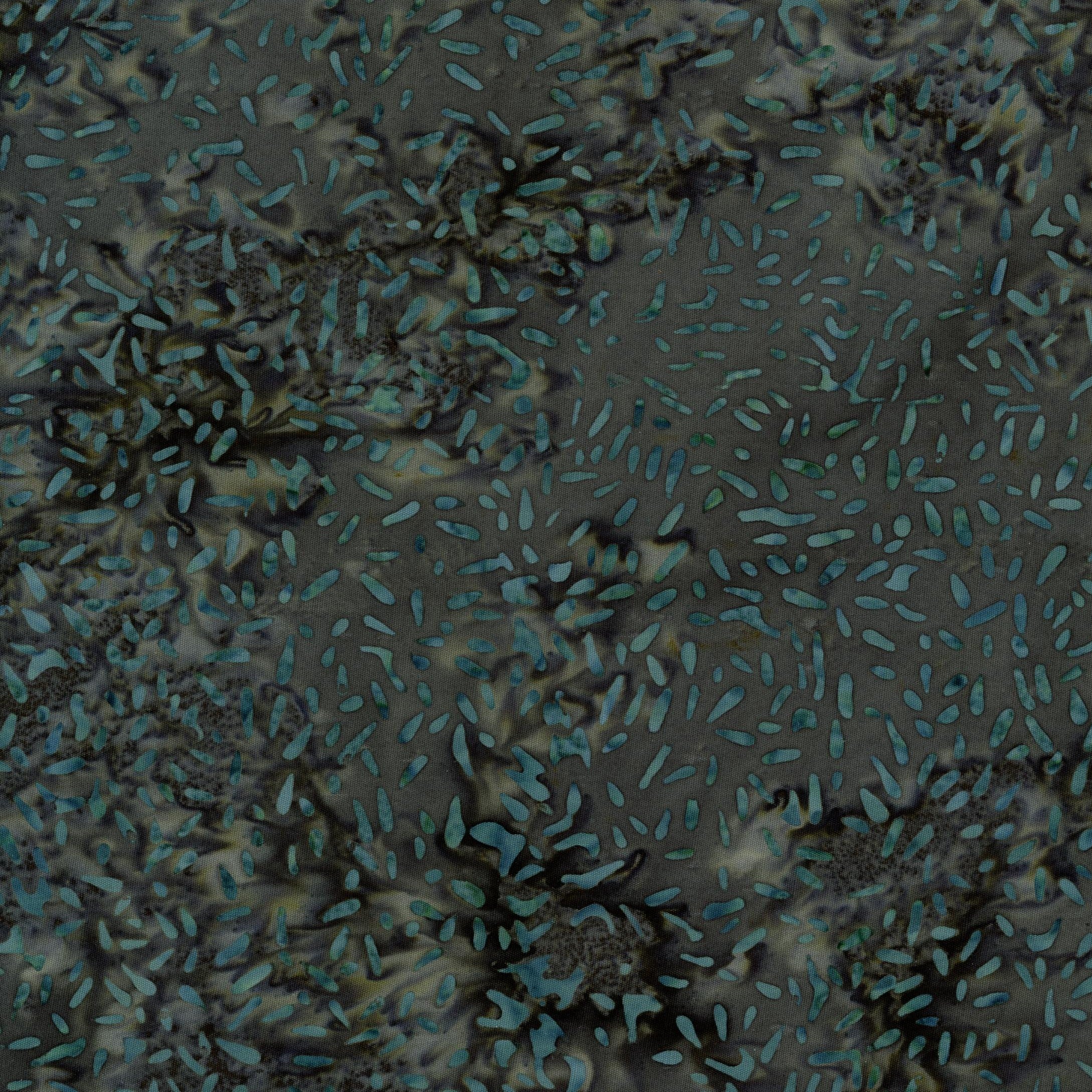 Lloyd Curzon Ketan Mixer Batik - Patchwork and Quilting Fabric from Brown's Craft Shed (Tags: Fabric batik blender blenders blue charcoal contemporary quilting grey Lloyd Curzon nature ocean teal textures tonal water )