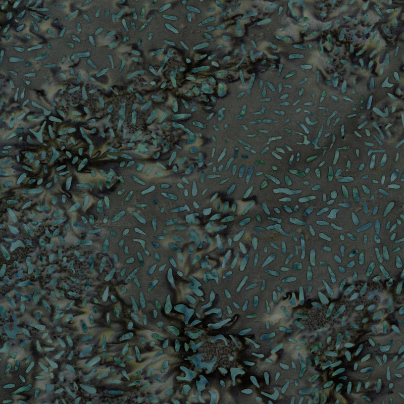 Lloyd Curzon Ketan Mixer Batik - Patchwork and Quilting Fabric from Brown's Craft Shed (Tags: Fabric batik blender blenders blue charcoal contemporary quilting grey Lloyd Curzon nature ocean teal textures tonal water )