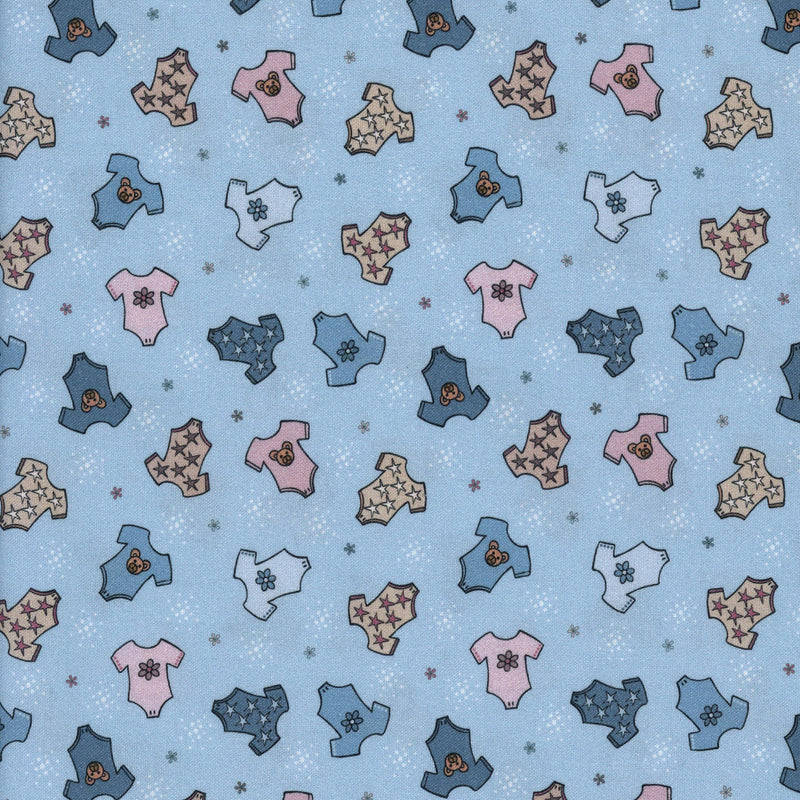 Stof Fabrics Laundry Hour by Linette Jakobsen - Patchwork and Quilting Fabric from Brown's Craft Shed (Tags: Fabric Baby Clothes Laundry Hour Linette Jakobsen Stars Stof Fabrics )