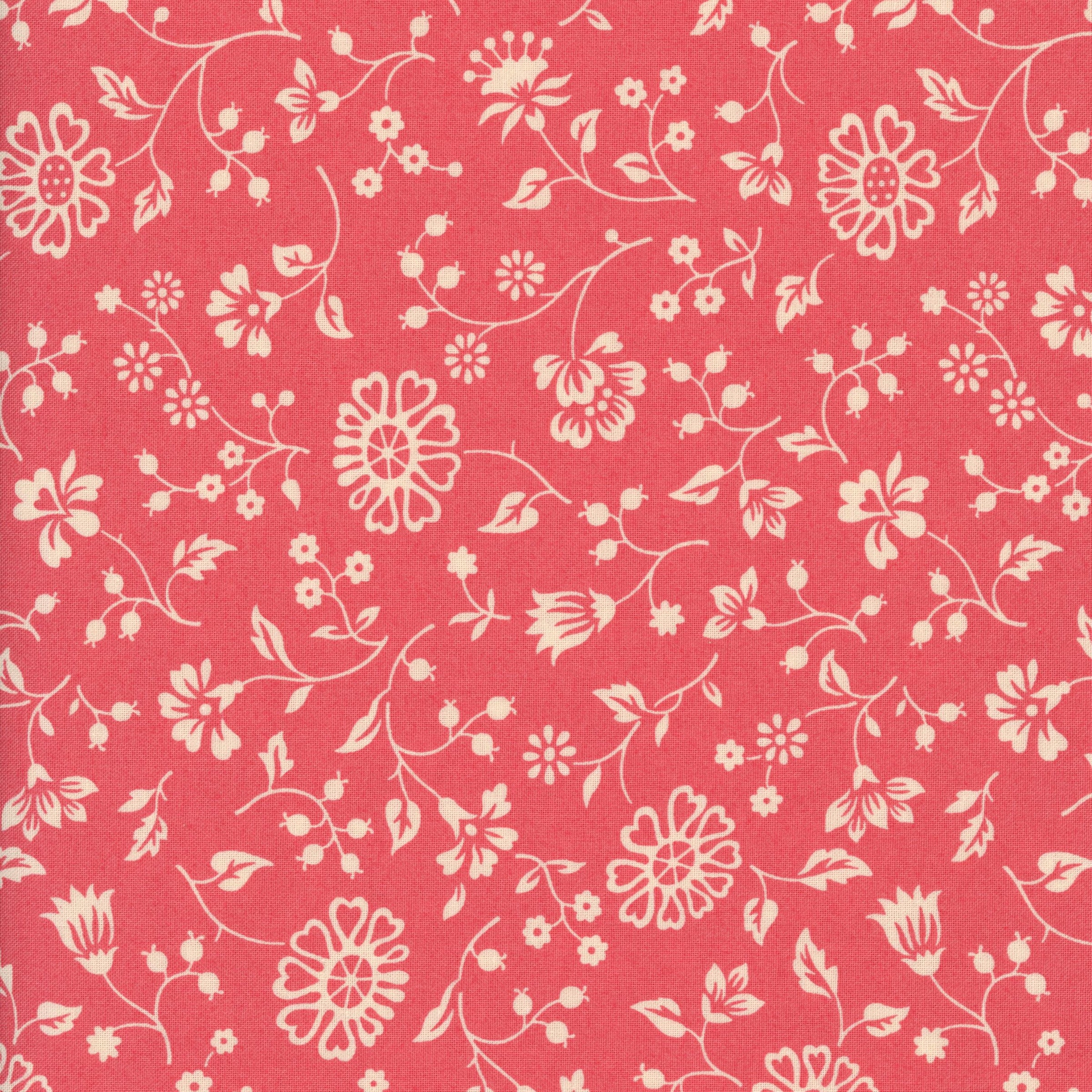 Moda Petals & Polka Dots by Bunny Hill Designs - Patchwork and Quilting Fabric from Brown's Craft Shed (Tags: Fabric Bunny Hill Designs coral pink cream Moda Fabrics Petals & Polka Dots )